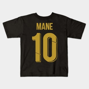 Sadio Mane Prem winner Black Gold Kids T-Shirt